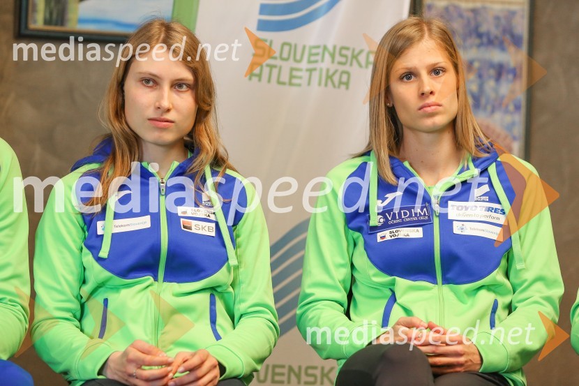  Maruša Mišmaš, atletinja;  Anita Horvat, atletinjaPredstavitev atletske reprezentance