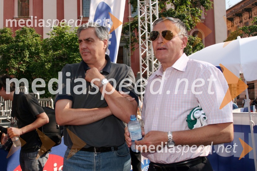 Rado Lorbek, direktor košarkarske lige Goodyear in ...Finale državnega prvenstva v Samsung ulični košarki