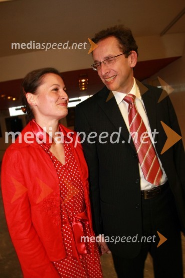 Žiga Turk, minister za razvoj in njegova spremljevalkaKoncert opernih arij