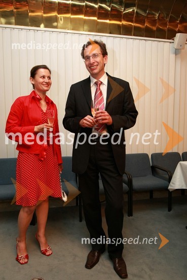 Žiga Turk, minister za razvoj in njegova spremljevalkaKoncert opernih arij