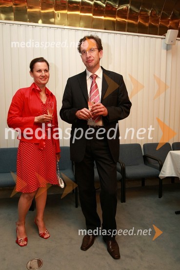 Žiga Turk, minister za razvoj in njegova spremljevalkaKoncert opernih arij