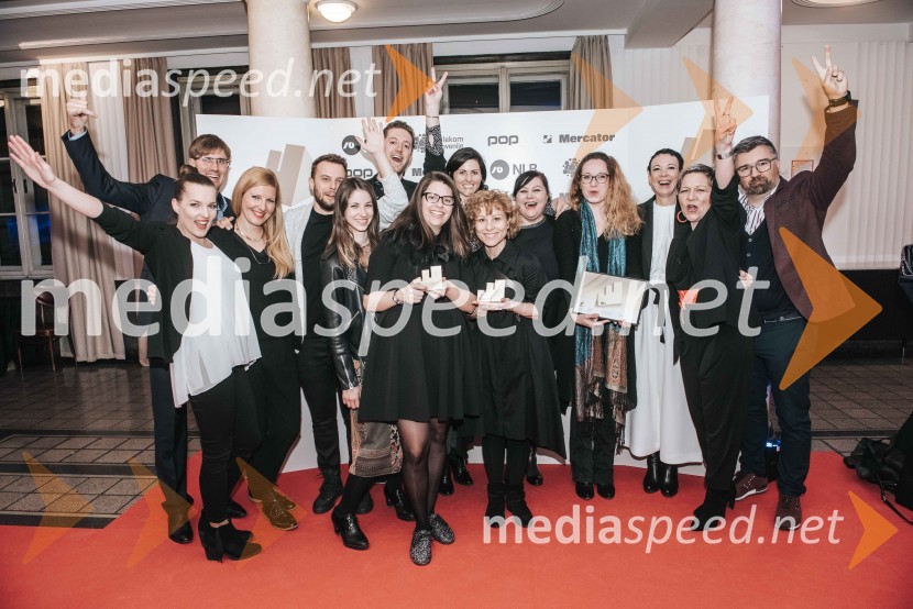  Amadea Šoln, Grey Ljubljana;  Rok Zagruševcem, A1 Slovenija;  Mojca Goršič, vodja blagovne znamke, A1;  Luka Bajs, kreativni vodja v agenciji Grey Ljubljana;  Nina Bergoč, Grey Ljubljana;  Klemen Krulec, Grey Ljubljana;  Špela Vuga, Grey Ljubljana;  Petra Krulc, Grey Ljubljana;  Tanja Kos, vodja projekta Lahkonočnice, A1 Slovenija;  ... ;  Dunja Prelog, Grey Ljubljana;  Katja Vidovič,  direktorica podjetja Avoca;  Špela Žorž, Grey Ljubljana;  Lovro Peterlin, managing direktor, senior direktor prodaje in naročniškega sektorja, A1 SlovenijaEffie Slovenija 2018, zaključna prireditev