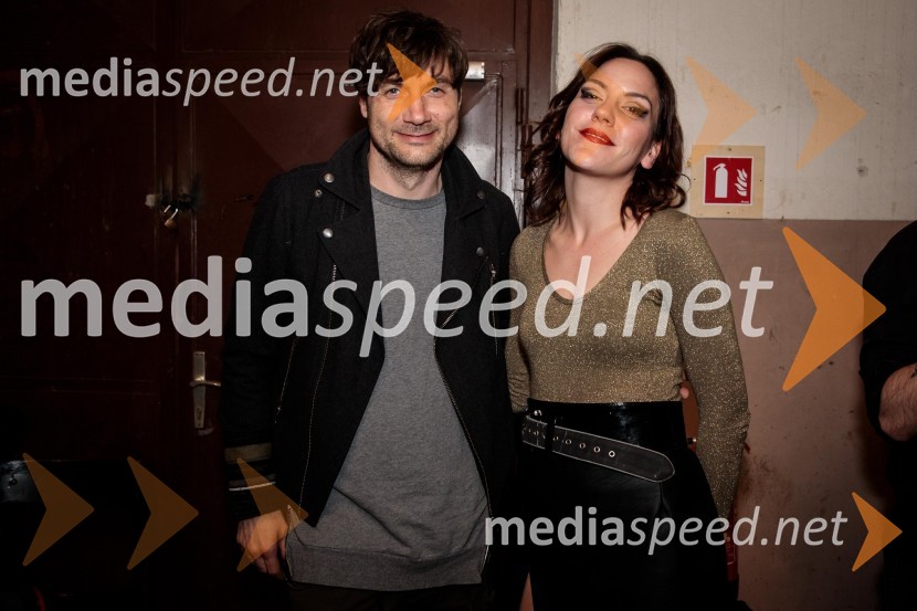 Branko Jordan, igralec;  Tamara Avguštin, igralkaAli: Strah ti poje dušo, premiera predstave