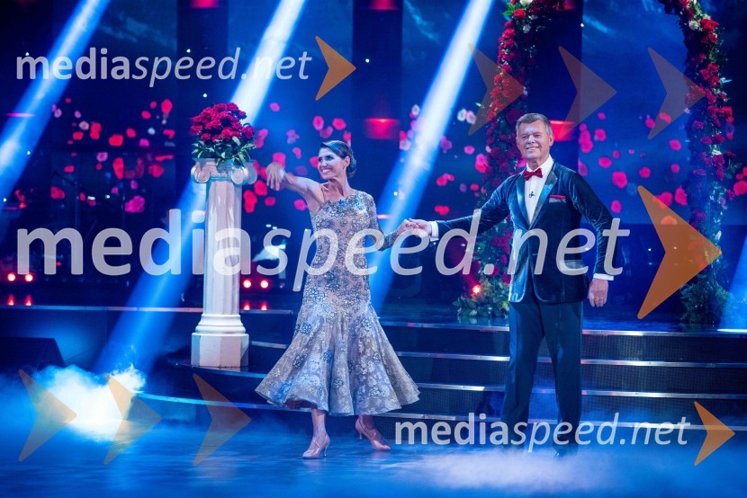  Nina Gerič, plesalka;  Boris Kopitar, pevecZvezde plešejo 2019, druga oddaja