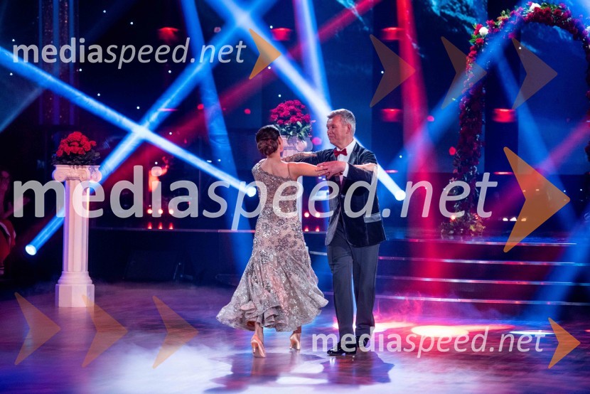  Nina Gerič, plesalka;  Boris Kopitar, pevecZvezde plešejo 2019, druga oddaja