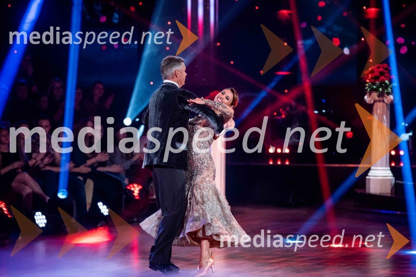  Boris Kopitar, pevec;  Nina Gerič, plesalkaZvezde plešejo 2019, druga oddaja