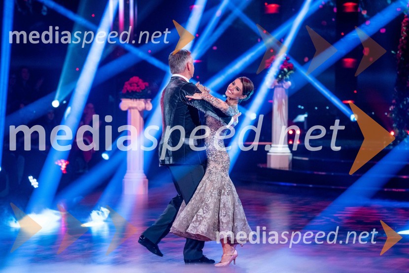  Boris Kopitar, pevec;  Nina Gerič, plesalkaZvezde plešejo 2019, druga oddaja