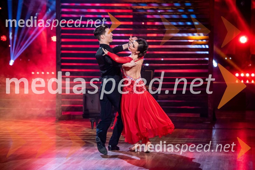  Miha Vodičar, plesalec;  Tina Gorenjak, igralkaZvezde plešejo 2019, druga oddaja