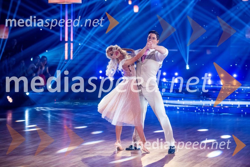  Svetlana Cigoj, model, trenerka športnih plesov;  Franko Bajc, zmagovalec resničnostnega šova Kmetija 2018Zvezde plešejo 2019, druga oddaja