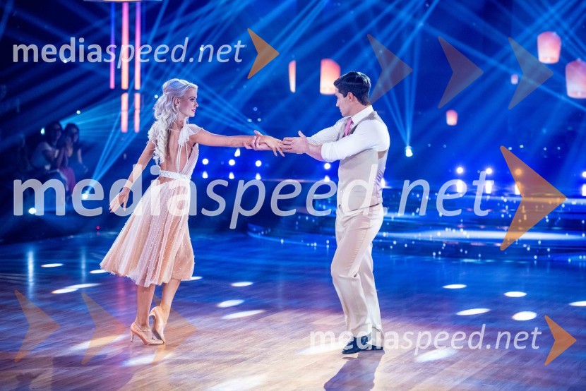  Svetlana Cigoj, model, trenerka športnih plesov;  Franko Bajc, zmagovalec resničnostnega šova Kmetija 2018Zvezde plešejo 2019, druga oddaja