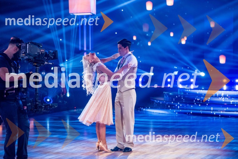  Svetlana Cigoj, model, trenerka športnih plesov;  Franko Bajc, zmagovalec resničnostnega šova Kmetija 2018Zvezde plešejo 2019, druga oddaja