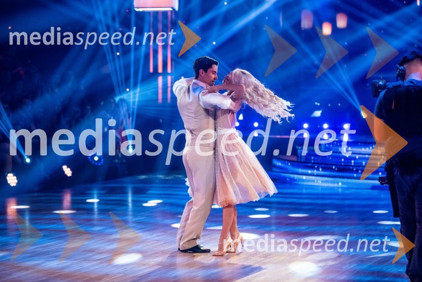  Franko Bajc, zmagovalec resničnostnega šova Kmetija 2018;  Svetlana Cigoj, model, trenerka športnih plesovZvezde plešejo 2019, druga oddaja