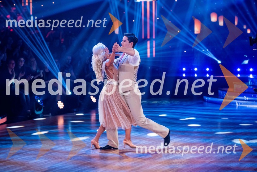  Svetlana Cigoj, model, trenerka športnih plesov;  Franko Bajc, zmagovalec resničnostnega šova Kmetija 2018Zvezde plešejo 2019, druga oddaja