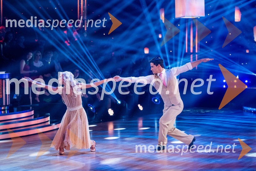  Svetlana Cigoj, model, trenerka športnih plesov;  Franko Bajc, zmagovalec resničnostnega šova Kmetija 2018Zvezde plešejo 2019, druga oddaja