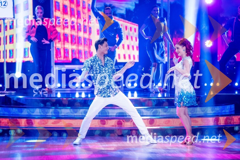  Arnej Ivkovič, plesalec;  Tanja Žagar, pevkaZvezde plešejo 2019, druga oddaja