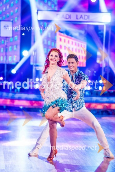  Tanja Žagar, pevka;  Arnej Ivkovič, plesalecZvezde plešejo 2019, druga oddaja