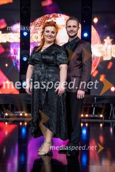  Klara Lorger, pevka, ansambel Vihar;  Jernej Brenholc, plesalecZvezde plešejo 2019, druga oddaja