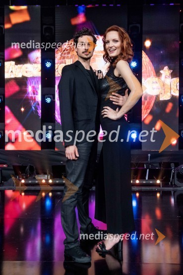  Tomaž Šter, plesalec;  Jana  Koteska, manekenkaZvezde plešejo 2019, druga oddaja