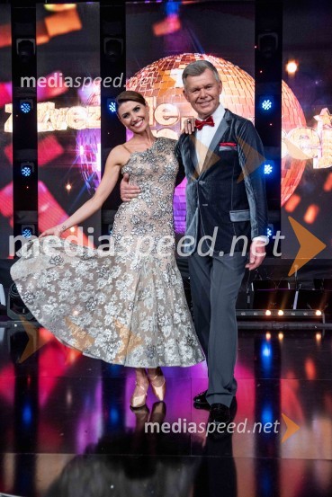  Nina Gerič, plesalka;  Boris Kopitar, pevecZvezde plešejo 2019, druga oddaja