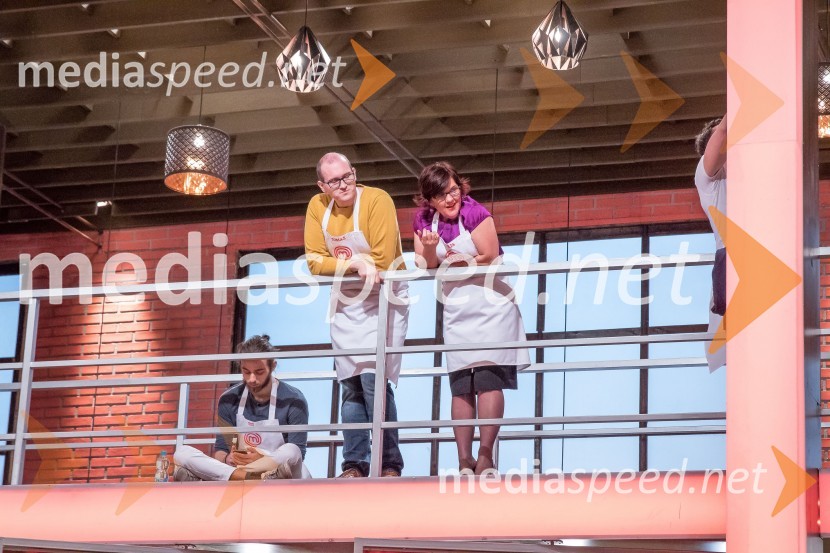  Tit Gomez Grgić, tekmovalec MasterChef 2019;  Tomaž Zevnik, tekmovalec MasterChef 2019;  Mateja Ulaga, tekmovalka MasterChef 2019MasterChef Slovenija 2019 nam je odprl vrata svoje kuhinje