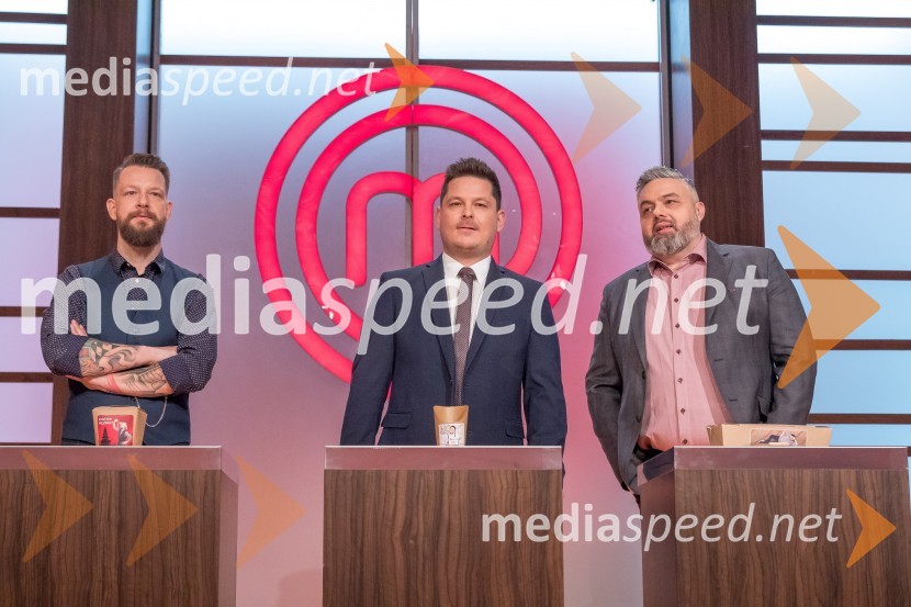  Bine Volčič, kuharski mojster;  Luka Jezeršek, Hiša kulinarike Jezeršek;  Karim Merdjadi, kuharski in slaščičarski mojster MasterChef Slovenija 2019 nam je odprl vrata svoje kuhinje