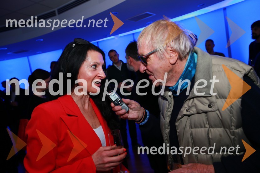  Uršula Majcen, športna novinarka ;  Tone Fornezzi - Tof, novinar50 let Letalnice bratov Gorišek in 70 let športa na Radiu Slovenija