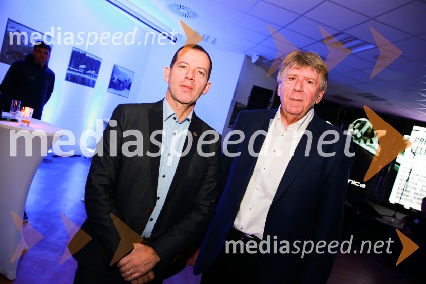  Enzo Smrekar, predsednik uprave Droge Kolinske in glavni direktor strateškega poslovnega področja v Atlantic Grupi, predsednik SZS;  Drago Bahun, član uprave Gorenje d.d., predsednik OK Planica50 let Letalnice bratov Gorišek in 70 let športa na Radiu Slovenija