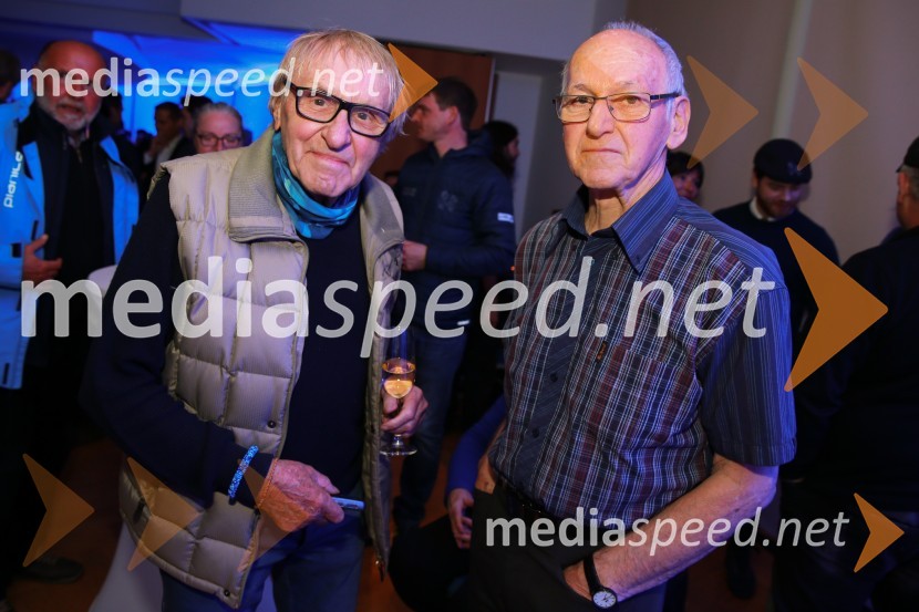  Tone Fornezzi - Tof, novinar;  Miroslav Cerar, nekdanji gimnastičar, predsednik Odbora za podeljevanje Bloudkovih priznanj50 let Letalnice bratov Gorišek in 70 let športa na Radiu Slovenija