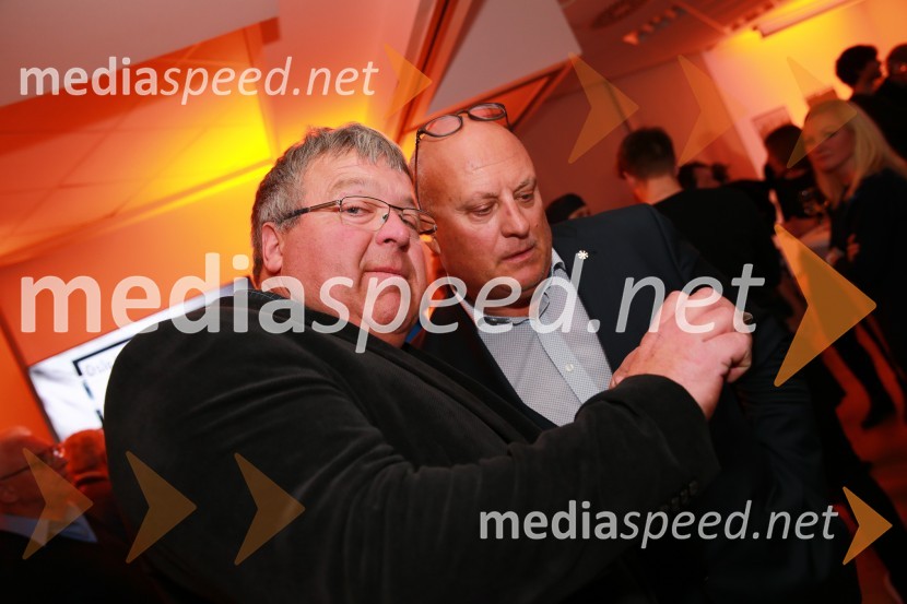  Janez Hrovat, župan občine Kranjska Gora;  Iztok Klančnik, direktor Selectium Adriatics d.o.o., predsednik Zbora alpskih disciplin, Smučarska zveza Slovenije50 let Letalnice bratov Gorišek in 70 let športa na Radiu Slovenija