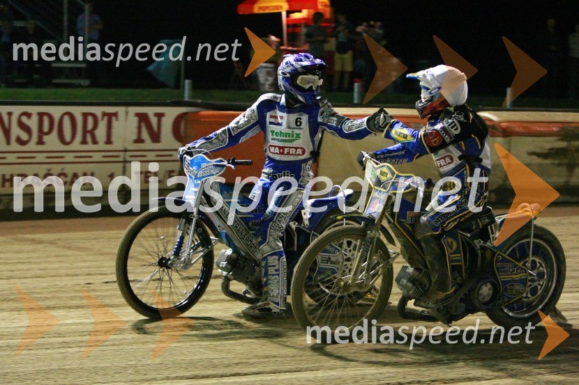 Jurica Pavlic, Hrvaška in Emil Sajfutdinov, RusijaSpeedway, polfinale SP mladincev