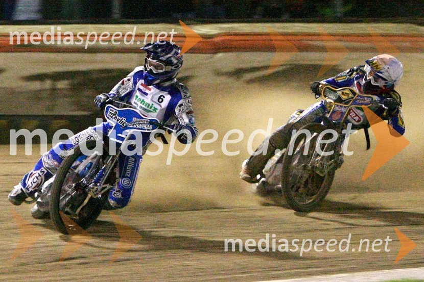 Jurica Pavlic, Hrvaška in Emil Sajfutdinov, RusijaSpeedway, polfinale SP mladincev