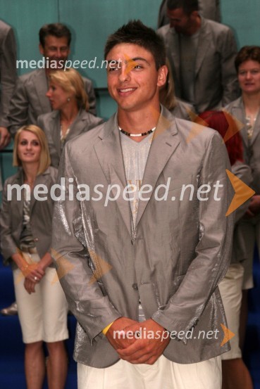 Gašper Fistravec, veslačPredstavitev slovenske olimpijske delegacije - Peking 2008