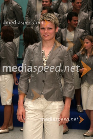 Urška Žolnir, judoistkaPredstavitev slovenske olimpijske delegacije - Peking 2008