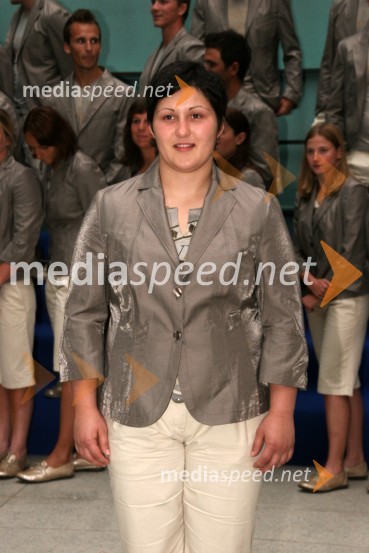 Lucija Polavder, judoistkaPredstavitev slovenske olimpijske delegacije - Peking 2008