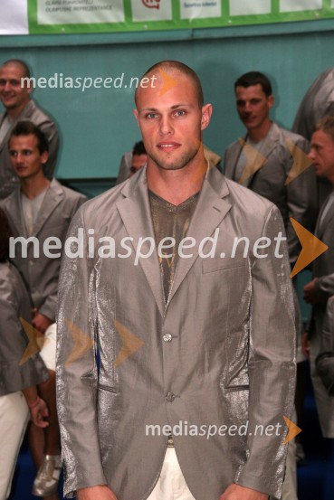 Damjan Sitar, deseterobojecPredstavitev slovenske olimpijske delegacije - Peking 2008