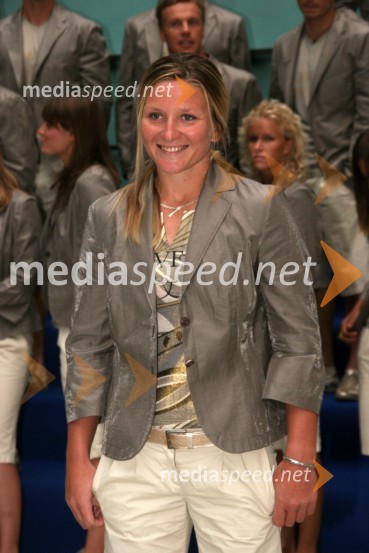 Špela Ponomarenko, kajakašicaPredstavitev slovenske olimpijske delegacije - Peking 2008