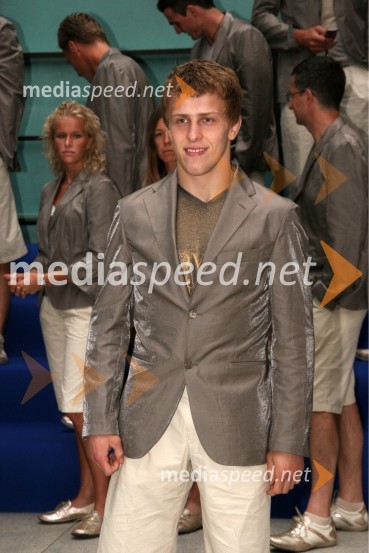 Rok Drakšič, judoistPredstavitev slovenske olimpijske delegacije - Peking 2008