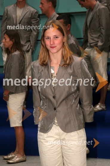 Teja Zupan, plavalkaPredstavitev slovenske olimpijske delegacije - Peking 2008