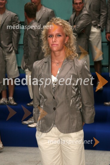 Adela Šajn, telovadkaPredstavitev slovenske olimpijske delegacije - Peking 2008