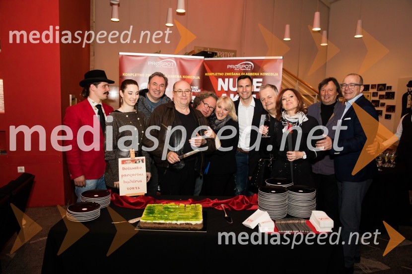  ... ;  Lea  Bartha Pesek, pevka;  Marjan Bunič, pevec, voditelj, Radio Ognjišče;  Gojmir Lešnjak Gojc, igralec;  Jaša Jamnik, igralec in režiser;  Alenka Godec, pevka;  Matevž Česen, koreograf;  Miran Juvan, glasbenik;  Simona  Vodopivec Franko, pevka, igralka;  Drago Mislej-Mef, glasbenik;  Jurij Franko, direktor, Prospot, d. o. o.Nune v akciji!, premiera predstave