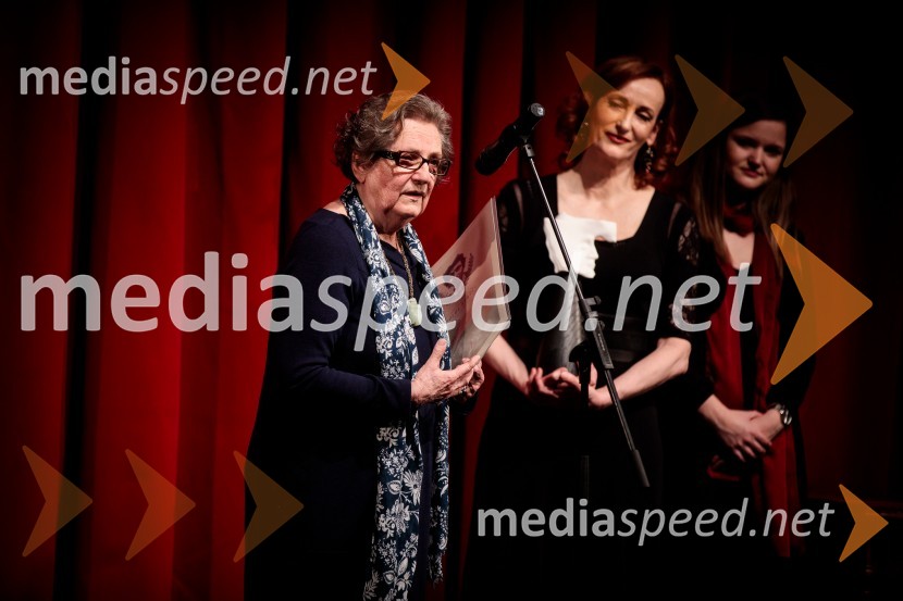  Marija Vidau, kostumografinja;  Saša  Pavček, igralka, Predsednica združenja dramskih umetnikov Slovenije, prejemnica Borštnikovega prstana49. teden slovenske drame, otvoritev