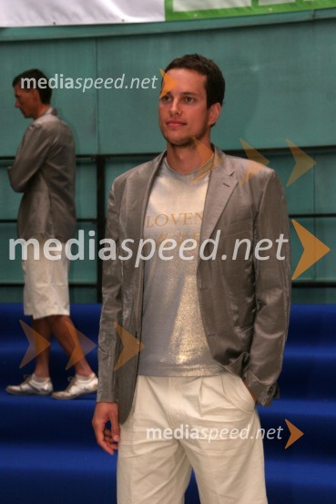 Matjaž Markič, plavalecPredstavitev slovenske olimpijske delegacije - Peking 2008