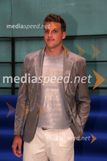 Jernej Godec, plavalecPredstavitev slovenske olimpijske delegacije - Peking 2008