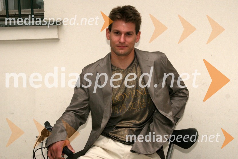 Mitja Petkovšek, gimnastičarPredstavitev slovenske olimpijske delegacije - Peking 2008