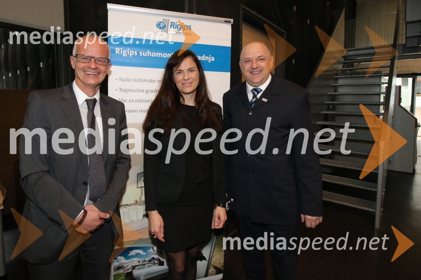  prof. dr. Miroslav  Premrov, Fakulteta za gradbeništvo, prometno inženirstvo in arhitekturo, Univerza v Mariboru; doc. dr. Vesna Žegarac Leskovar, Fakulteta za gradbeništvo, prometno inženirstvo in arhitekturo;  Jože Polajner, Saint Gobain, Gradbeni izdelki d.o.o.Sodobne rešitve uporabe mavčnih oblog v okvirni večetažni leseni gradnji, strokovni posvet