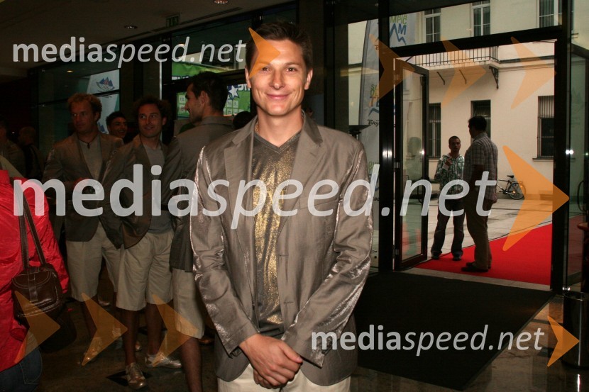 Andraž Vehovar, nekdanji kajakaš in vodja Slovenske olimpijske delegacije - Peking 2008Predstavitev slovenske olimpijske delegacije - Peking 2008