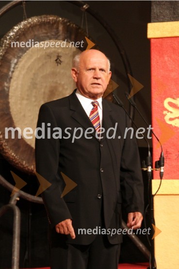 Janez Kocijančič, predsednik Olimpijskega komiteja SlovenijePredstavitev slovenske olimpijske delegacije - Peking 2008