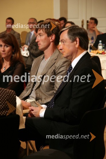 Iztok Čop, veslač in dr. Danilo Türk, predsednik Republike SlovenijePredstavitev slovenske olimpijske delegacije - Peking 2008