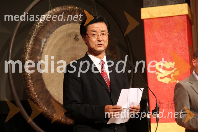 ZHI Zhaolin, kitajski veleposlanikPredstavitev slovenske olimpijske delegacije - Peking 2008