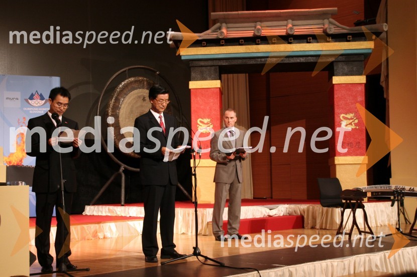 ZHI Zhaolin, kitajski veleposlanikPredstavitev slovenske olimpijske delegacije - Peking 2008